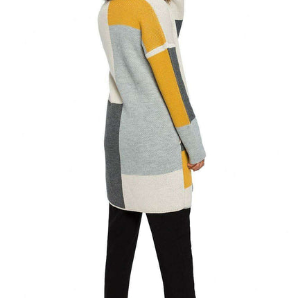 Chic Geometric Knit Cardigan for Effortless Elegance - Très Elite