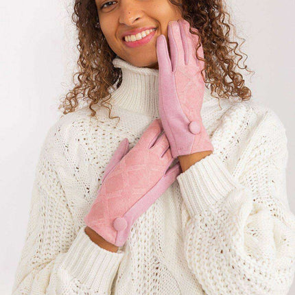 Chic Geometric Touchscreen Gloves for Stylish Connectivity - Très Elite
