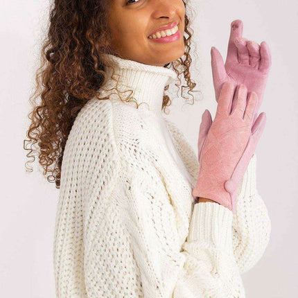 Chic Geometric Touchscreen Gloves for Stylish Connectivity - Très Elite