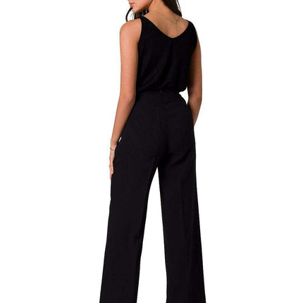Chic Gold-Accented Lightweight Trousers for Effortless Style - Très Elite
