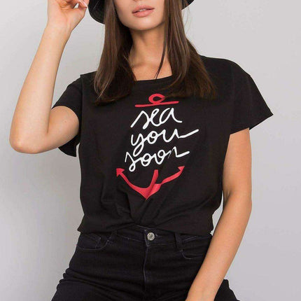 Chic Graphic Print Women's Top - Très Elite