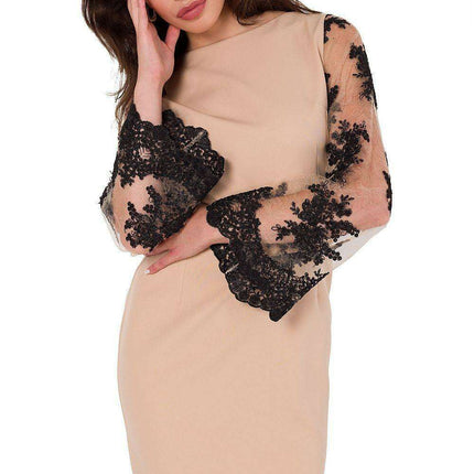 Chic Guipure Lace Cocktail Dress - Très Elite