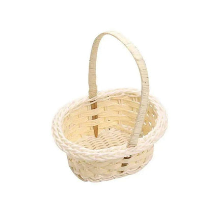 Chic Handwoven Wicker Flower Basket for Elegant Storage Solutions - Très Elite