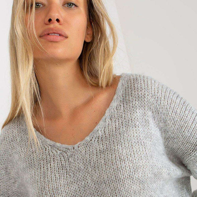 Chic Heart-Neck Sweater