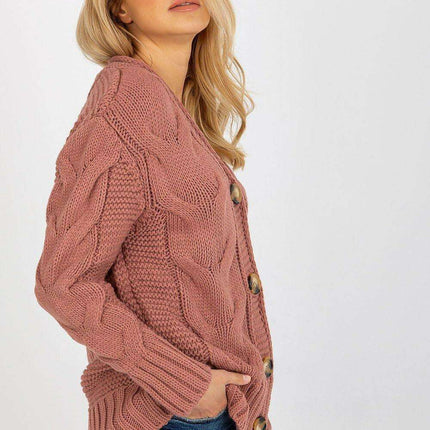 Chic Heart Neckline Cardigan With Parisian Charm For Women - Très Elite