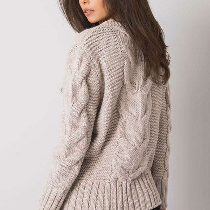 Chic Heart Neckline Cardigan With Parisian Charm For Women - Très Elite