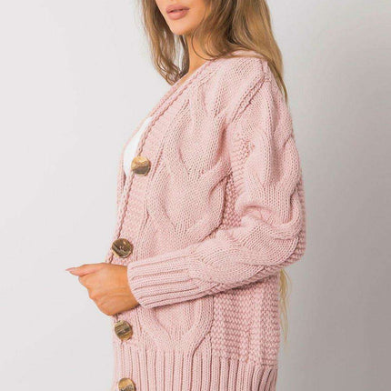 Chic Heart Neckline Cardigan With Parisian Charm For Women - Très Elite