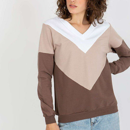 Chic Heart Neckline Cozy Sweatshirt - Très Elite