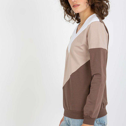Chic Heart Neckline Cozy Sweatshirt - Très Elite