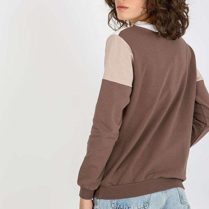 Chic Heart Neckline Cozy Sweatshirt - Très Elite