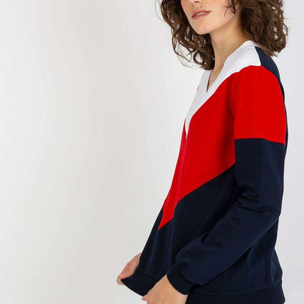 Chic Heart Neckline Cozy Sweatshirt - Très Elite