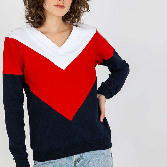 Chic Heart Neckline Cozy Sweatshirt