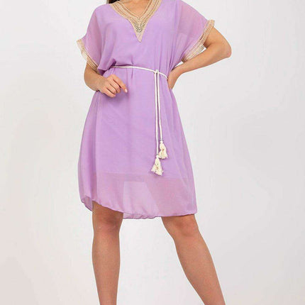Chic Heart Neckline Daydress Openwork Details Italy Moda - Très Elite