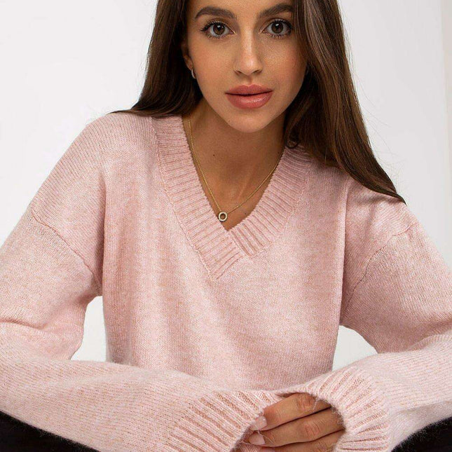 Chic Heart Neckline Sweater for Effortless Style Wardrobe