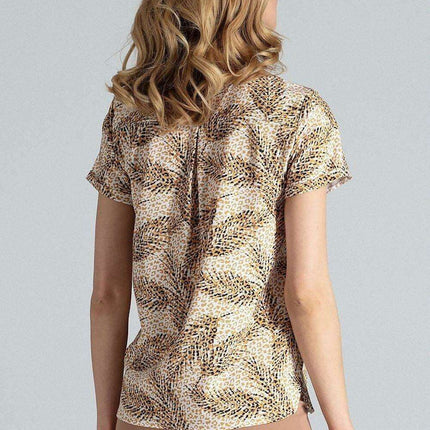 Chic Heart-Shaped Neckline Blouse with Refined Cuffed Sleeves - Très Elite