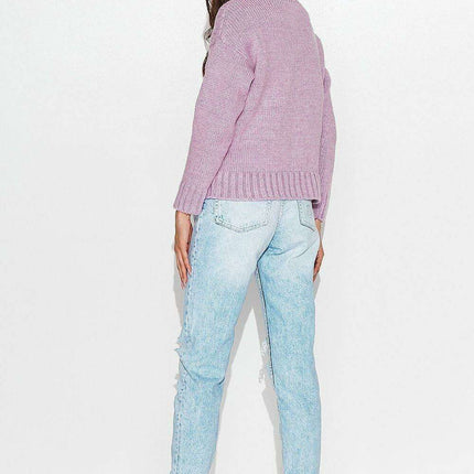 Chic Heartline Knit Sweater - Très Elite