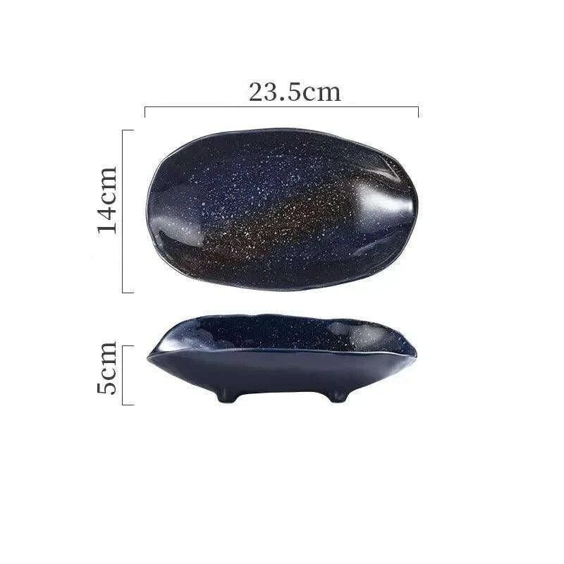 Chic High-Legged Ceramic Serving Bowl for Contemporary Dining Style - Très Elite