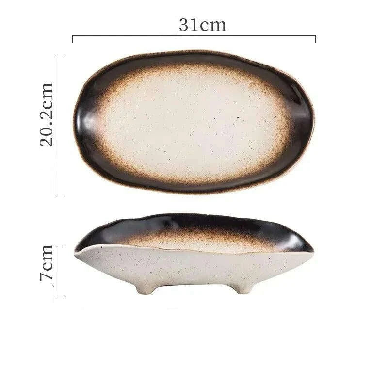 Chic High-Legged Ceramic Serving Bowl for Contemporary Dining Style - Très Elite