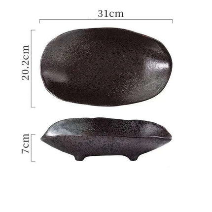 Chic High-Legged Ceramic Serving Bowl for Contemporary Dining Style..