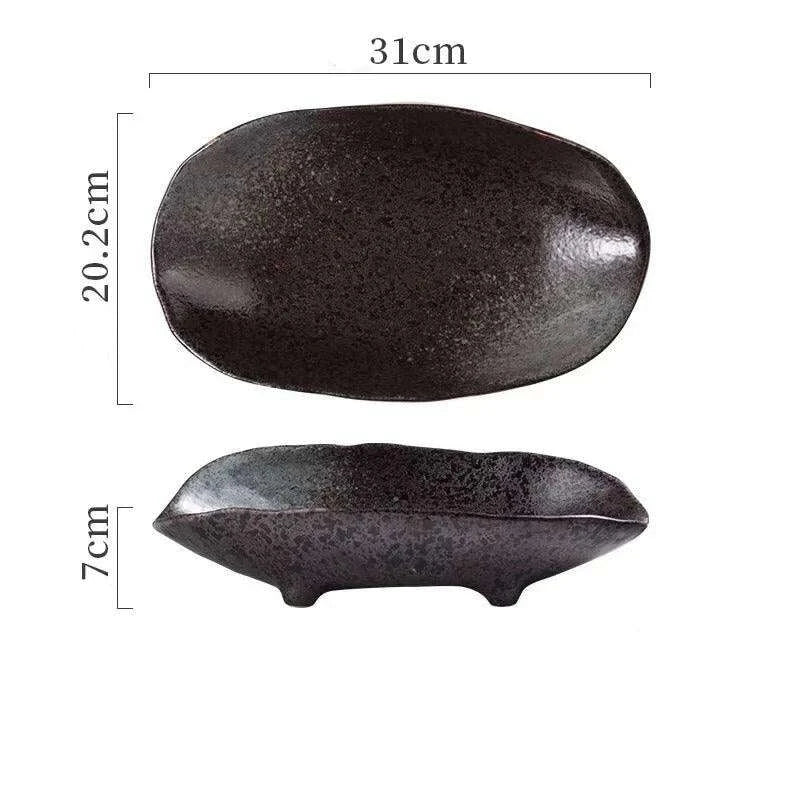 Chic High-Legged Ceramic Serving Bowl for Contemporary Dining Style - Très Elite