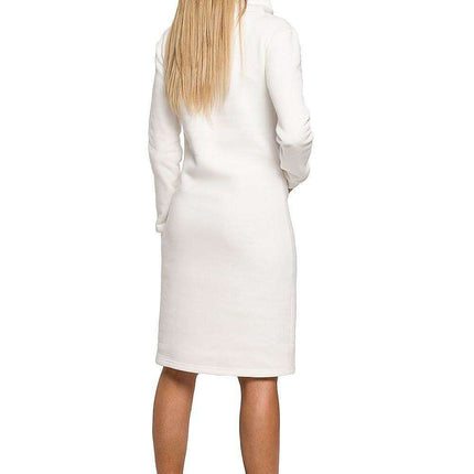 Chic High Neck Knit Dress for Ultimate Winter Comfort - Très Elite