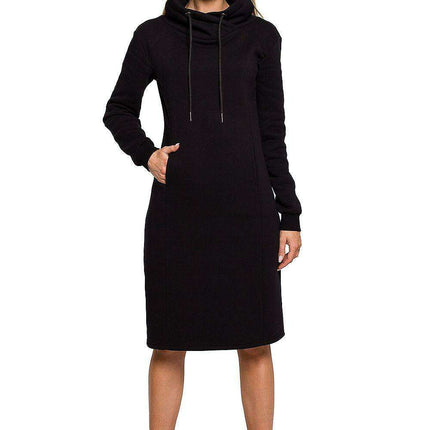 Chic High Neck Knit Dress for Ultimate Winter Comfort