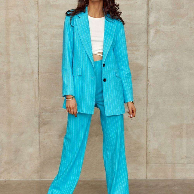 Chic High-Rise Wide-Leg Trousers for Women by Roco Fashion