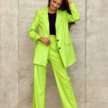 Chic High-Rise Wide-Leg Trousers for Women by Roco Fashion - Très Elite