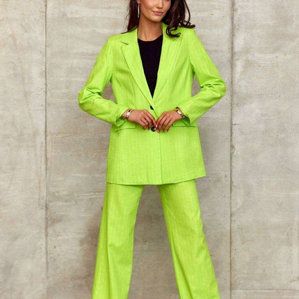 Chic High-Rise Wide-Leg Trousers for Women by Roco Fashion - Très Elite