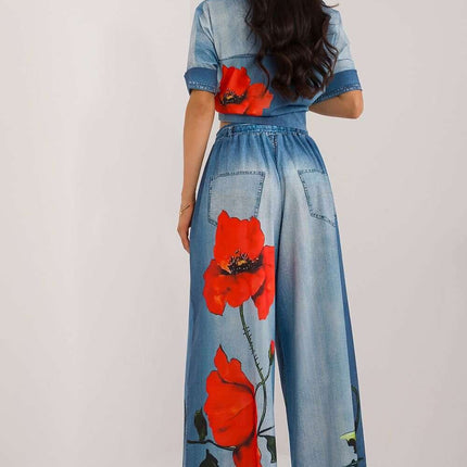 Chic High Waisted Palazzo Pants With Adjustable Tie Accent - Très Elite