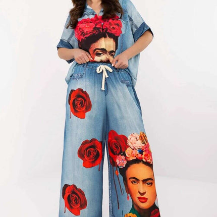 Chic High Waisted Palazzo Pants With Adjustable Tie Accent - Très Elite