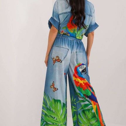 Chic High Waisted Palazzo Pants With Adjustable Tie Accent - Très Elite