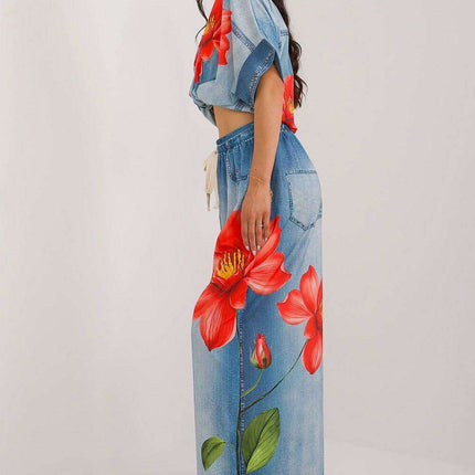 Chic High Waisted Palazzo Pants With Adjustable Tie Accent - Très Elite