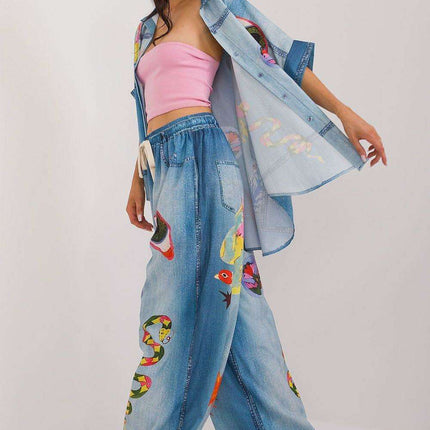 Chic High Waisted Palazzo Pants With Adjustable Tie Accent - Très Elite