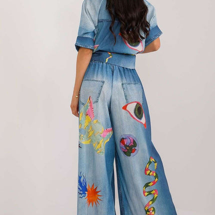 Chic High Waisted Palazzo Pants With Adjustable Tie Accent - Très Elite