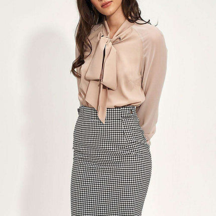 Chic High Waisted Pencil Skirt For Work And Evening