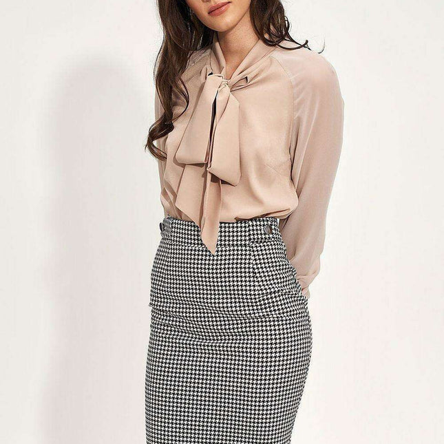 Chic High Waisted Pencil Skirt For Work And Evening