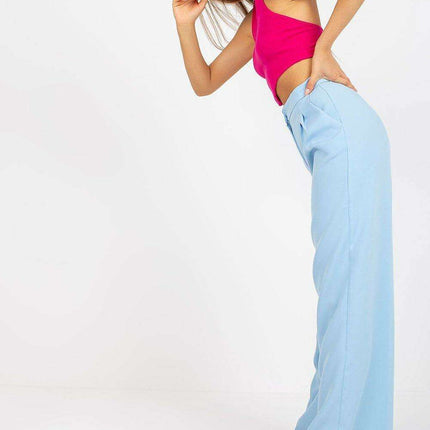 Chic High-Waisted Trousers with Stylish Side Pockets - Très Elite