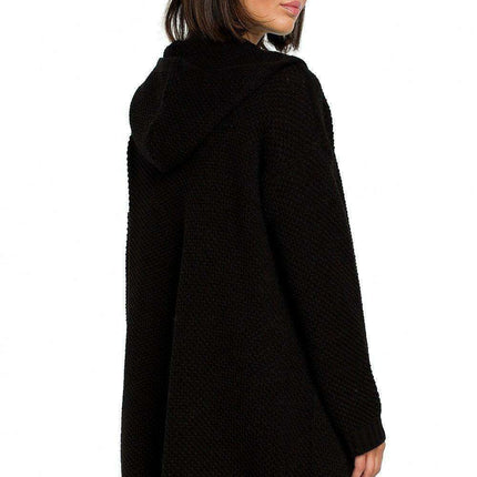 Chic Hooded Knit Cardigan with Convenient Pockets - Très Elite