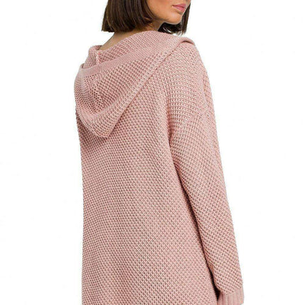 Chic Hooded Knit Cardigan with Convenient Pockets - Très Elite