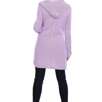 Chic Hooded Knit Cardigan with Functional Pockets - Your Fashion Staple - Très Elite