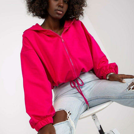 Chic Hooded Sweatshirt With Adjustable Tie Details Modern - Très Elite