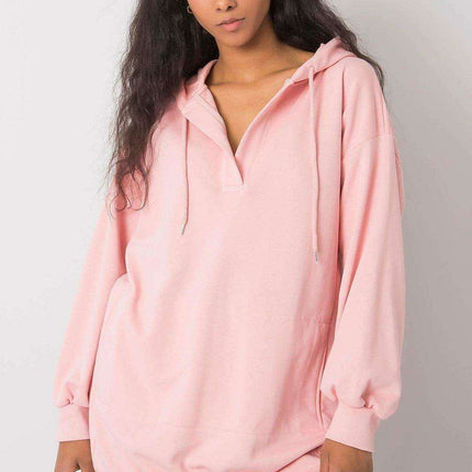 Chic Hooded Sweatshirt with Front Pocket - Ultimate Casual Style - Très Elite