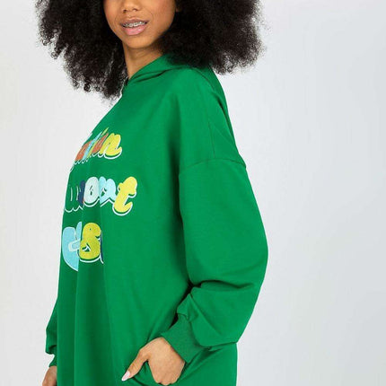 Chic Hooded Sweatshirt with Pockets and Trendy Details - Très Elite