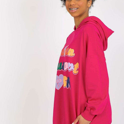 Chic Hooded Sweatshirt with Pockets and Trendy Details - Très Elite