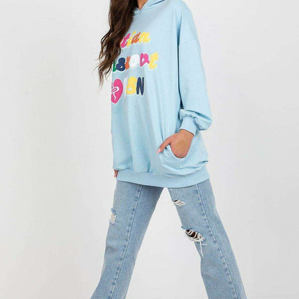 Chic Hooded Sweatshirt with Pockets and Trendy Details - Très Elite