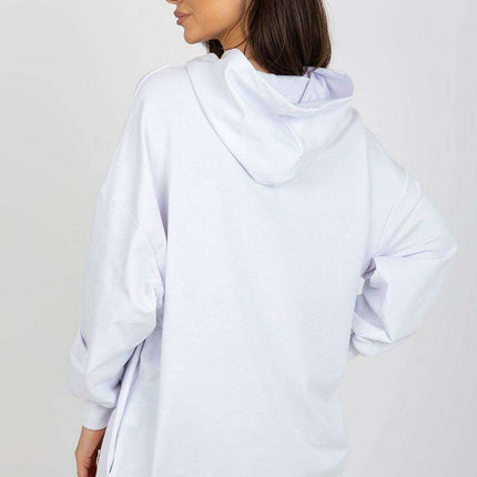 Chic Hooded Sweatshirt with Pockets and Trendy Details - Très Elite
