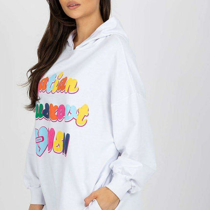 Chic Hooded Sweatshirt with Pockets and Trendy Details - Très Elite