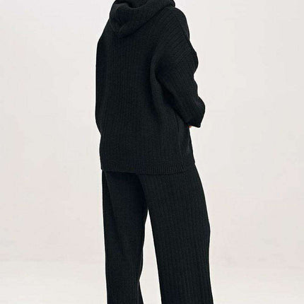 Chic Hoodie Knit Lounge Ensemble - Très Elite