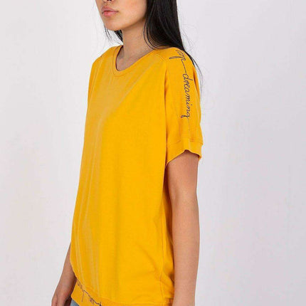 Chic Inscribed Blouse - Très Elite
